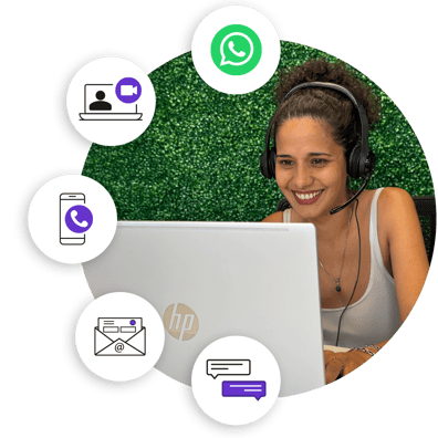 Equipo de soporte de Colppy respondiendo consultas de contadores