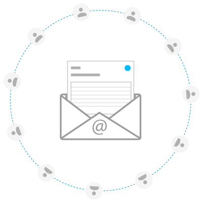 Envío de un recibo por correo al cliente desde Colppy