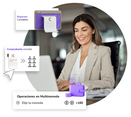 Pantalla de emisión de factura electrónica de Colppy conectada a ARCA