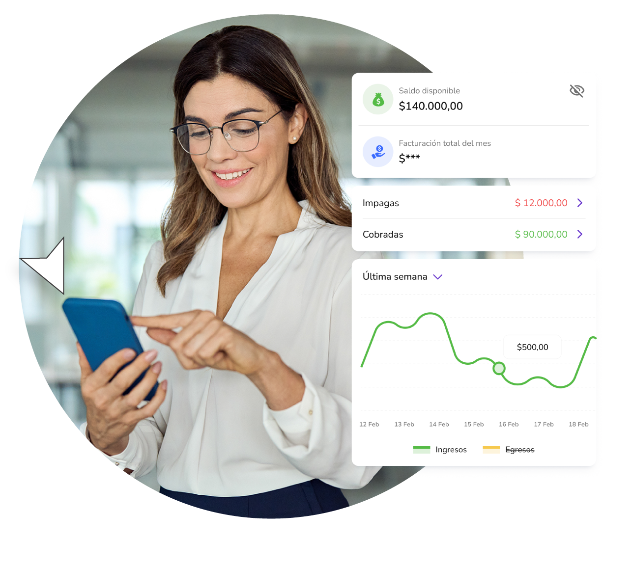 Compartí datos, estadisticas y movimientos con tu cliente Compartí datos, estadisticas y movimientos con tu cliente